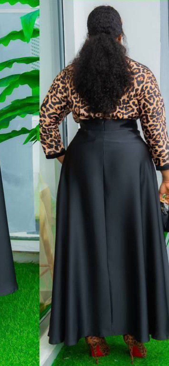 Ensemble Jupe longue évasée et blouse