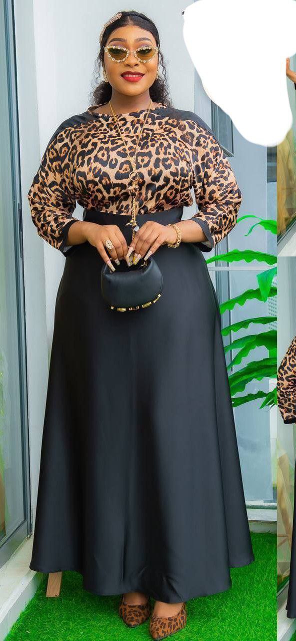 Ensemble Jupe longue évasée et blouse